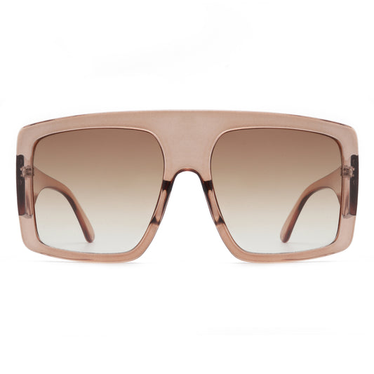 Otus - Standout Oversized Square Sunglasses - Black & Brown