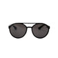 Noctua - Round Polarized Sunglasses - Matte Brown & Black