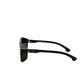 Noctua - Round Polarized Sunglasses - Matte Brown & Black