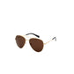 Palau - Metal Aviator Sunglasses - Silver & Gold