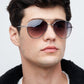Palau - Metal Aviator Sunglasses - Silver & Gold