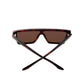 Seductus - Dark Lense Square Sunglasses - Black & Tortoise