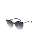 Strix - Rimless Gradient Aviator Sunglasses - Gold & Gunmetal